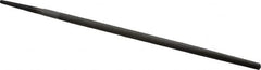 Value Collection - 10" Long, Second Cut, Round American-Pattern File - Double Cut, Tang - Benchmark Tooling
