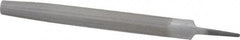 Value Collection - 12" Long, Bastard Cut, Half Round American-Pattern File - Double Cut, 0.3438" Overall Thickness, Tang - Benchmark Tooling