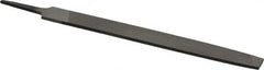 Value Collection - 8" Long, Bastard Cut, Mill American-Pattern File - Single Cut, 9/64" Overall Thickness, Tang - Benchmark Tooling