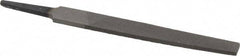 Value Collection - 4" Long, Bastard Cut, Flat American-Pattern File - Double Cut, 5/64" Overall Thickness, Tang - Benchmark Tooling