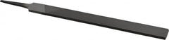 Value Collection - 8" Long, Smooth Cut, Hand American-Pattern File - Double Cut, 7/32" Overall Thickness, Tang - Benchmark Tooling