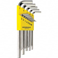 Bondhus - Hex Key Sets Tool Type: Hex Handle Type: L-Key Long Arm - Benchmark Tooling