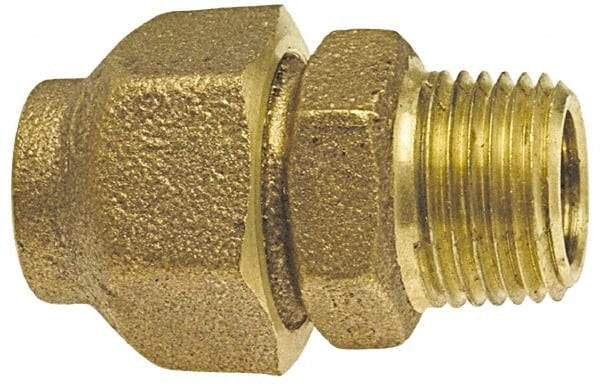 NIBCO - 1/2" Cast Copper Pipe Flared Adapter - FL x M - Benchmark Tooling