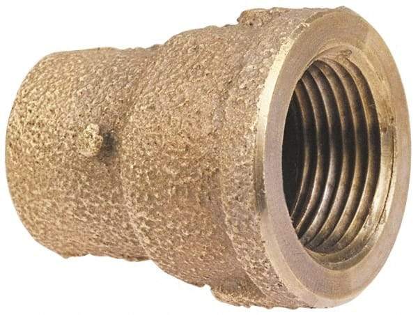 NIBCO - 1-1/4 x 2" Cast Copper Pipe Adapter - C x F, Pressure Fitting - Benchmark Tooling