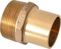 NIBCO - 1-1/2" Cast Copper Pipe Adapter - FTG x M, Pressure Fitting - Benchmark Tooling