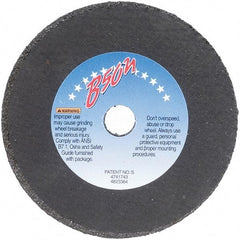 Norton - 3" Ceramic Cutoff Wheel - 1/16" Thick, 3/8" Arbor - Benchmark Tooling