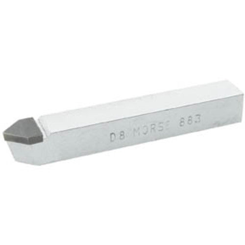 ‎D8 C6 Grade Brazed Tool Bit - 1/2 × 1/2 × 3-1/2″ OAL - Morse Cutting Tools List #4141 Series/List #4141 - Benchmark Tooling