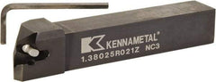 Kennametal - 1.380...92DEG, Right Hand Cut, -2° Lead Angle, 1" Shank Height x 1" Shank Width, Indexable Turning Toolholder - 6" OAL, D4FIX..R.. Insert Compatibility, Series Fix-Perfect - Benchmark Tooling