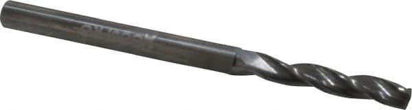 Accupro - 11/64" 150° Solid Carbide Jobber Drill - Bright Finish, Spiral Flute, 2-3/4" OAL, Standard Point - Benchmark Tooling