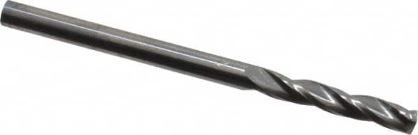 Accupro - 5/32" 150° Solid Carbide Jobber Drill - Bright Finish, Spiral Flute, 2-1/2" OAL, Standard Point - Benchmark Tooling