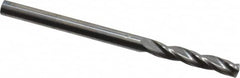 Accupro - 5/32" 150° Solid Carbide Jobber Drill - Bright Finish, Spiral Flute, 2-1/2" OAL, Standard Point - Benchmark Tooling