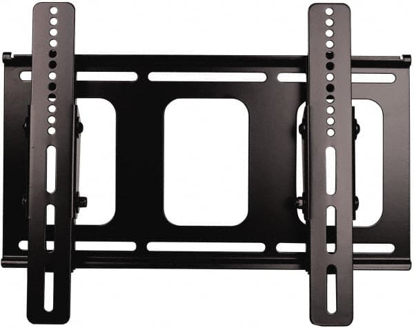 Video Mount - Flat Panel Tilt Mount For 27 to 42 Inch LCD Monitor - Black, 100 Lbs. Load Capacity, 15° Max Tilt Angle, Wall Mount Tilting - Benchmark Tooling