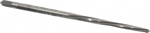 Alvord Polk - #6/0 Pin, 0.081" Diam, 0.0611" Small End, 0.0938" Diam Straight Shank, 15/16" Flute, Taper Pin Reamer - Benchmark Tooling