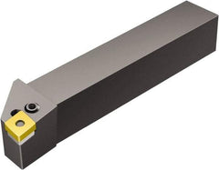 Sandvik Coromant - PCLN, Right Hand Cut, -5° Lead Angle, 25mm Shank Height x 25mm Shank Width, Negative Rake Indexable Turning Toolholder - 150mm OAL, CNMG 12 04 08 Insert Compatibility, Series T-Max P - Benchmark Tooling