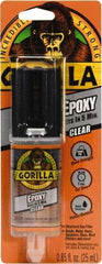 Gorilla Glue - 0.85 oz Syringe Epoxy - 5 min Working Time, 50°F, 3,300 psi Shear Strength - Benchmark Tooling