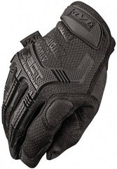 Mechanix Wear - Size S Synthetic Leather/TPR Anti-Vibration/Impact Protection Work Gloves - For Mechanic's & Lifting, Uncoated, Hook & Loop Cuff, Full Fingered, Black, Paired - Benchmark Tooling