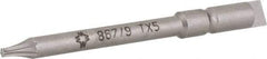 Wera - 4mm Drive, Torx Precision Screwdriver Bit - 1-3/4" OAL - Benchmark Tooling