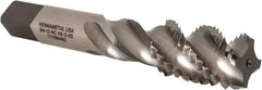 Kennametal - 3/4-10 UNC 4 Flute Bottoming Spiral Flute Tap - Vanadium High Speed Steel, Bright Finish, 4-1/4" OAL, Right Hand Flute, Right Hand Thread, H3 - Benchmark Tooling