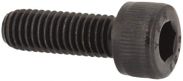 Value Collection - M5x0.80 Metric Coarse Hex Socket Drive, Socket Cap Screw - Grade 12.9 Alloy Steel, Black Oxide Finish, Fully Threaded, 15mm Length Under Head - Benchmark Tooling