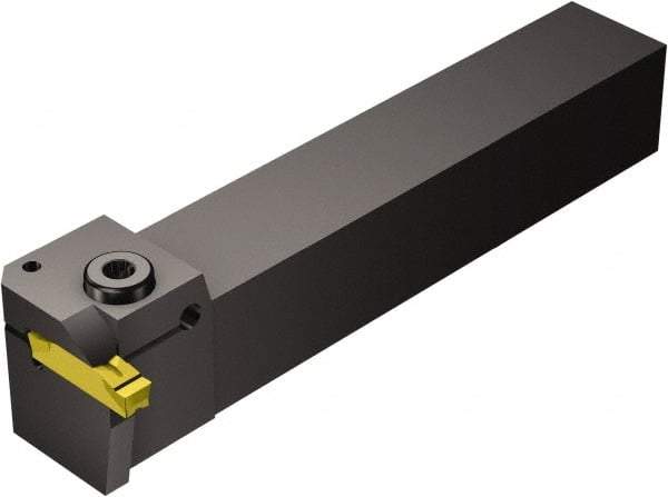 Sandvik Coromant - G123, Left Hand, 8.13mm Max Depth of Cut, Indexable Grooving Tool Holder - N123K2-0600-0004-TF Insert Compatibility, 1" Shank Height, 1" Shank Width, 6" OAL - Benchmark Tooling