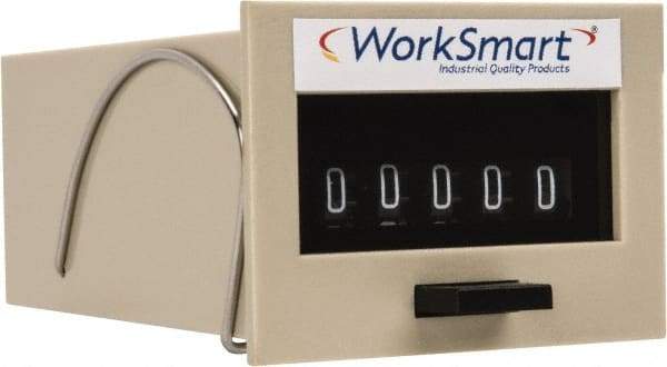 Value Collection - 5 Digit Mechanical Display Electromechanical Counter - Manual Reset - Benchmark Tooling