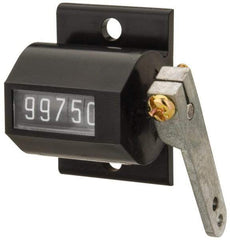 Value Collection - 5 Digit Mechanical Display Stroke Counter - Manual Reset - Benchmark Tooling