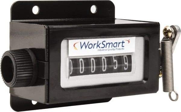 Value Collection - 6 Digit Mechanical Display Stroke Counter - Manual Reset - Benchmark Tooling