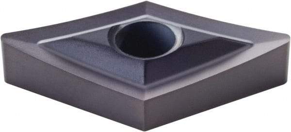 Kennametal - DNGP432 Grade KCU10 Carbide Turning Insert - AlTiN Finish, 55° Diamond, 1/2" Inscr Circle, 3/16" Thick, 1/32" Corner Radius - Benchmark Tooling