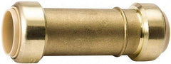 Value Collection - 3/4" Tube OD, 7/8 Standard Lead Free Brass Push-to-Connect Tube Union - Tube to Tube Connection, 200 Max psi, EPDM O-Ring - Benchmark Tooling