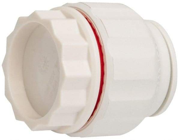 Value Collection - 3/4" OD, Polysulfone Push-to-Connect End Stop - 250 Max psi, White - Benchmark Tooling