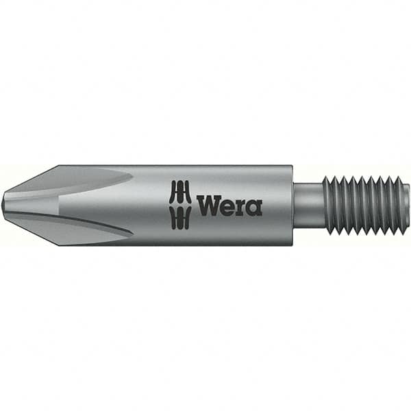 Wera - #2 Phillips Screwdriver Bit - M5 Drive, 2" OAL - Benchmark Tooling