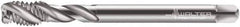 Walter-Prototyp - M14x2.00 Metric 3 Flute 6H Modified Bottoming Spiral Flute Tap - Cobalt, Bright Finish, 110mm OAL, Right Hand Flute, Right Hand Thread, Series 7056770 - Exact Industrial Supply