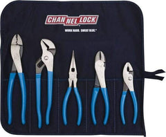 Channellock - 5 Piece Plier Set - Comes in Tool Roll - Benchmark Tooling