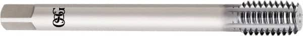 OSG - M18x1.50 Metric Fine 6H D11 Thread Limit Modified Bottoming Thread Forming Tap - High Speed Steel, TiCN Finish, 110mm OAL, 1-13/16" Thread Length, Right Hand Thread, Series 16350 - Benchmark Tooling