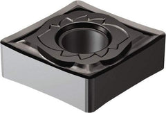 Sandvik Coromant - CNGG43.5 SGF Grade 1105 Carbide Turning Insert - TiAlN2 Finish, 80° Diamond, 1/2" Inscr Circle, 3/16" Thick, 0.1984mm Corner Radius - Benchmark Tooling