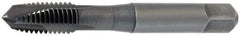 OSG - 3/8-24 UNF, 3 Flute, TiCN Finish, Powdered Metal Spiral Point Tap - Plug Chamfer, Right Hand Thread, 2-15/16" OAL, 1-1/4" Thread Length, 0.381" Shank Diam, 3B Class of Fit, Series 312NI - Exact Industrial Supply