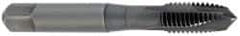 OSG - 7/16-20 UNF, 3 Flute, TiCN Finish, Vanadium High Speed Steel Spiral Point Tap - Plug Chamfer, Right Hand Thread, 100mm OAL, 1-7/16" Thread Length, 0.323" Shank Diam, Series 11017 - Exact Industrial Supply