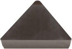 Sumitomo - NU-TPG322 Grade BN1000 PCBN Turning Insert - Uncoated, 60° Triangle, 3/8" Inscr Circle, 1/8" Thick, 1/32" Corner Radius - Benchmark Tooling