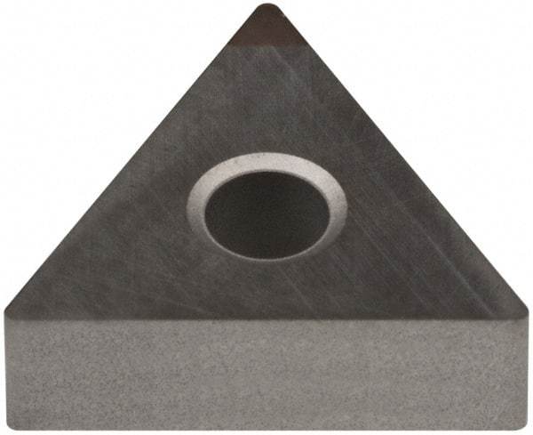 Hertel - SH-TNMA332 Grade HT610BN PCBN Turning Insert - Uncoated, 60° Triangle, 3/8" Inscr Circle, 3/16" Thick, 1/32" Corner Radius - Benchmark Tooling