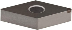 Sumitomo - NU-DNMA431 Grade BN350 PCBN Turning Insert - Uncoated, 55° Diamond, 1/2" Inscr Circle, 3/16" Thick, 1/64" Corner Radius - Benchmark Tooling