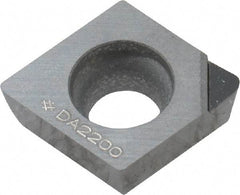 Sumitomo - NF-CPMX32.52 Grade DA2200 Polycrystalline Diamond (PCD) Turning Insert - Uncoated, 80° Diamond, 3/8" Inscr Circle, 5/32" Thick, 1/32" Corner Radius - Benchmark Tooling