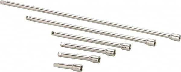 Paramount - 1/4" Drive Socket Wobble Extension Set - 6 Pieces, Includes 2, 3, 4, 6, 10, 14" Lengths - Benchmark Tooling