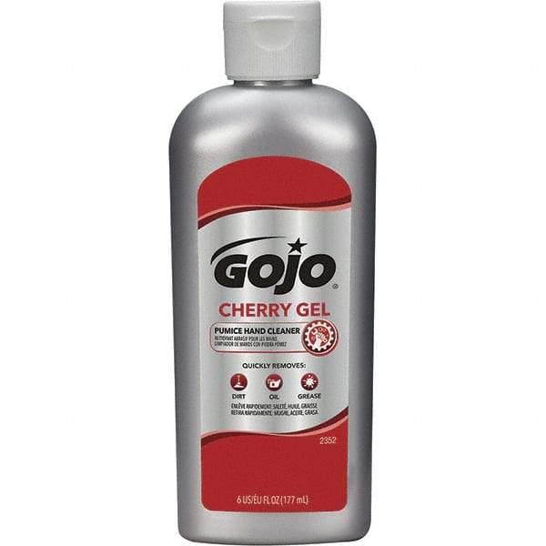 GOJO - 6 oz Bottle Gel Hand Cleaner - Red, Cherry Scent - Benchmark Tooling