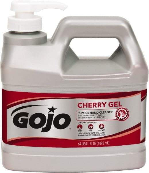 GOJO - 1/2 Gal Bottle Gel Hand Cleaner - Red, Cherry Scent - Benchmark Tooling