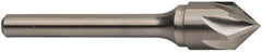 Keo - 1-1/4" Head Diam, 3/4" Shank Diam, 6 Flute 82° Solid Carbide Countersink - Bright Finish, 3-1/4" OAL, Single End - Benchmark Tooling