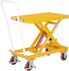 Vestil - 400 Lb Capacity Manual Scissor Elevating Cart - 13-3/4" to 30-3/8" Lift Height, 32" Platform Length x 20" Platform Width - Benchmark Tooling