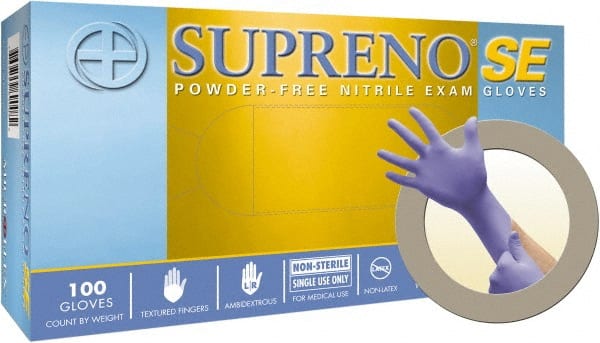 Microflex - Size S, 4 mil, Medical Grade, Powder Free Nitrile Disposable Gloves - Exact Industrial Supply