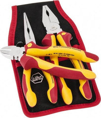 Wiha - 3 Piece Insulated Hand Tool Set - Comes in Belt Pack - Benchmark Tooling