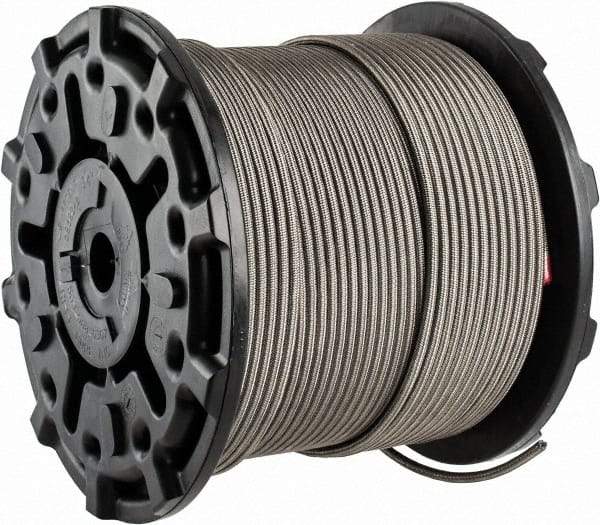 Parker - 3/16" ID x 5/16" OD, 3,000 psi Work Pressure Hydraulic Hose - 2" Radius, PTFE, -100°F to 450°F - Benchmark Tooling