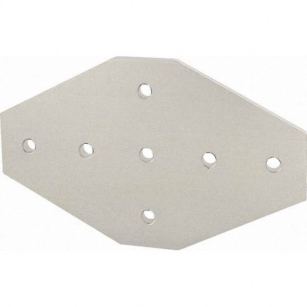 80/20 Inc. - 7-1/2" Wide x 4-1/2" High x 1/4" Long Open Shelving Joining Plate - Benchmark Tooling